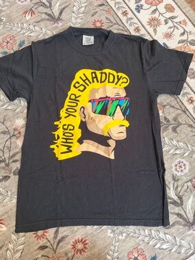 Comfort Colors Black Tee with Yellow Mullet Graphic
